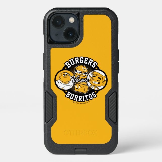 Teen Titans Go! | Burgers Versus Burritos Otterbox iPhone Case (Back)