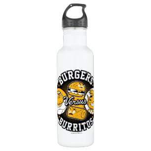 Teen Titans Go! Burgers Versus Burritos Stainless Steel Water Bottle