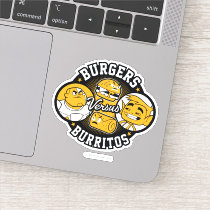 Teen Titans Go! | Burgers Versus Burritos Sticker