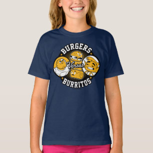 Teen Titans Go!   Burgers Versus Burritos T-Shirt