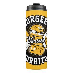 Teen Titans Go! Burgers Versus Burritos Thermal Tumbler