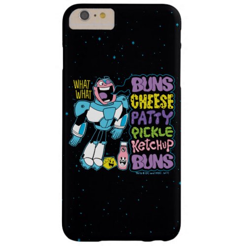 Teen Titans Go  Cyborg Burger Rap Barely There iPhone 6 Plus Case