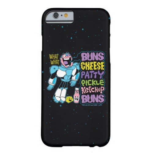Teen Titans Go  Cyborg Burger Rap Barely There iPhone 6 Case