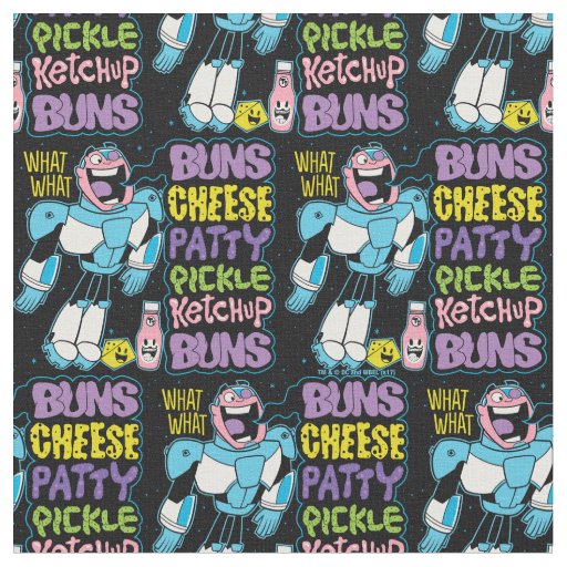 Teen Titans Go! | Cyborg Burger Rap Fabric
