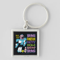 Teen Titans Go! | Cyborg Burger Rap Keychain