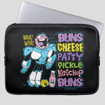 Teen Titans Go! | Cyborg Burger Rap Laptop Sleeve