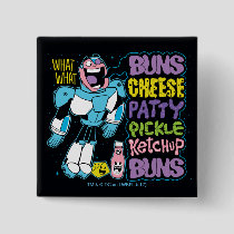 Teen Titans Go! | Cyborg Burger Rap Pinback Button
