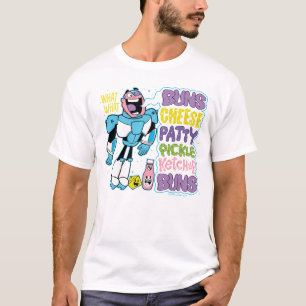 Teen Titans Go! Cyborg Burger Rap T-Shirt