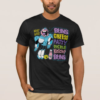 Teen Titans Go! | Cyborg Burger Rap T-Shirt