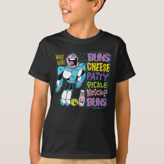 Teen Titans Go! | Cyborg Burger Rap T-Shirt