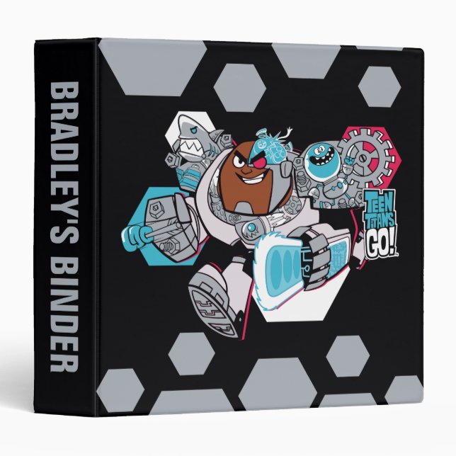 Teen Titans Go! | Cyborg's Arsenal Graphic Binder (Front/Spine)