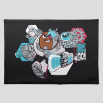 Teen Titans Go! | Cyborg's Arsenal Graphic Cloth Placemat