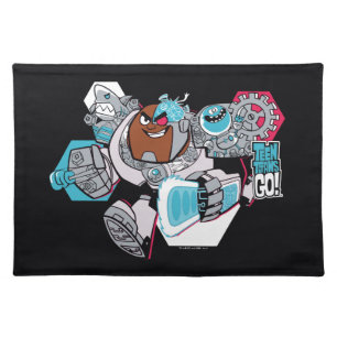 Teen Titans Go! Cyborg's Arsenal Graphic Cloth Placemat