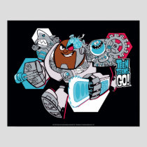 Teen Titans Go! | Cyborg's Arsenal Graphic Poster