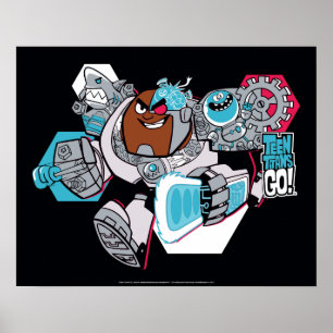 Teen Titans Go! Cyborg's Arsenal Graphic Poster