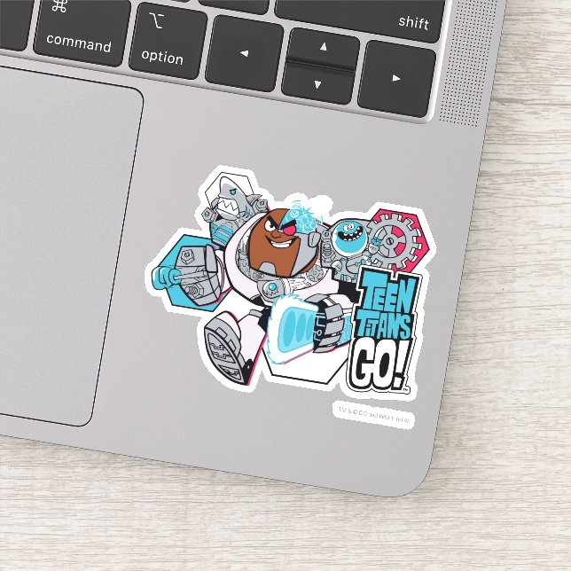 Teen Titans Go! | Cyborg's Arsenal Graphic Sticker (Detail)