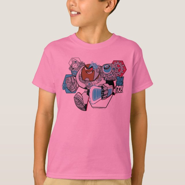 Teen Titans Go! | Cyborg's Arsenal Graphic T-Shirt (Front)