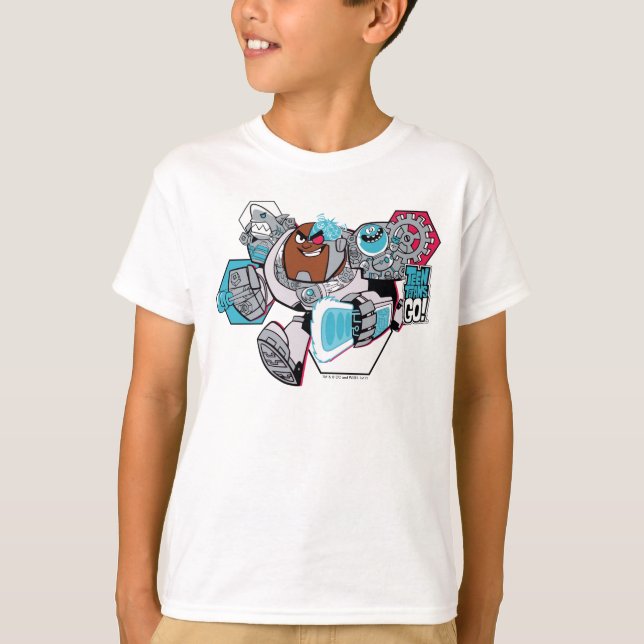 Teen Titans Go! | Cyborg's Arsenal Graphic T-Shirt (Front)
