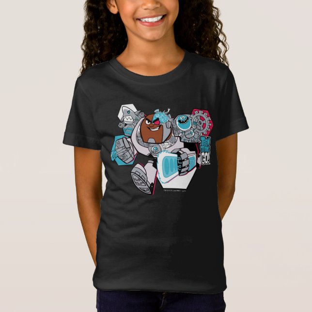Teen Titans Go! | Cyborg's Arsenal Graphic T-Shirt (Front)