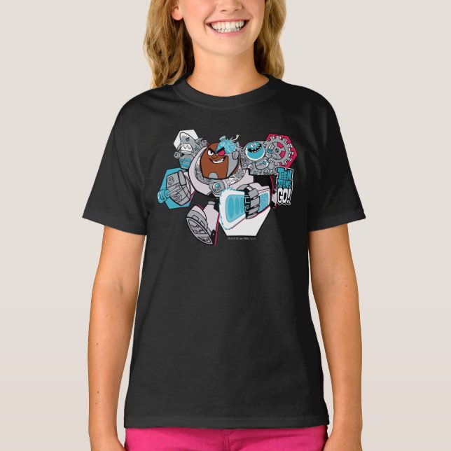 Teen Titans Go! | Cyborg's Arsenal Graphic T-Shirt (Front)