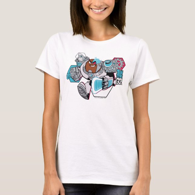 Teen Titans Go! | Cyborg's Arsenal Graphic T-Shirt (Front)