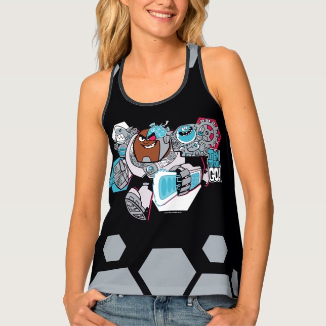 Teen Titans Go! | Cyborg's Arsenal Graphic Tank Top (Front)