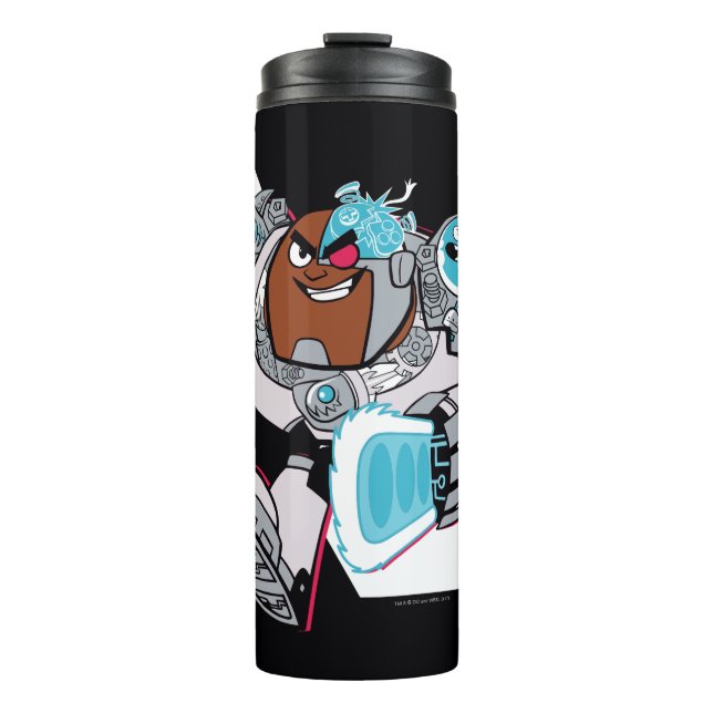 Teen Titans Go! | Cyborg's Arsenal Graphic Thermal Tumbler (Front)