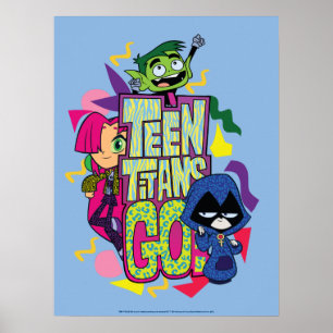 Teen Titans Go! "Girls Girls" Animal Print Logo