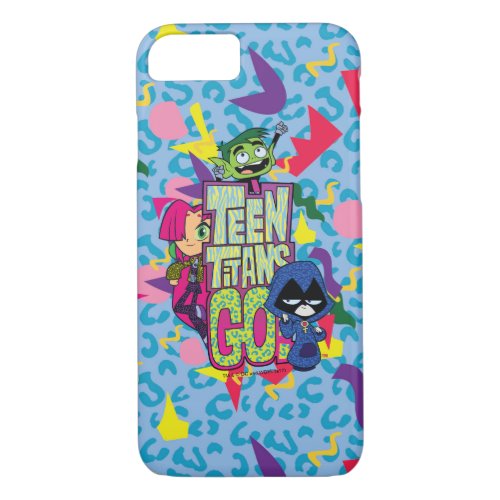 Teen Titans Go  Girls Girls Animal Print Logo iPhone 87 Case
