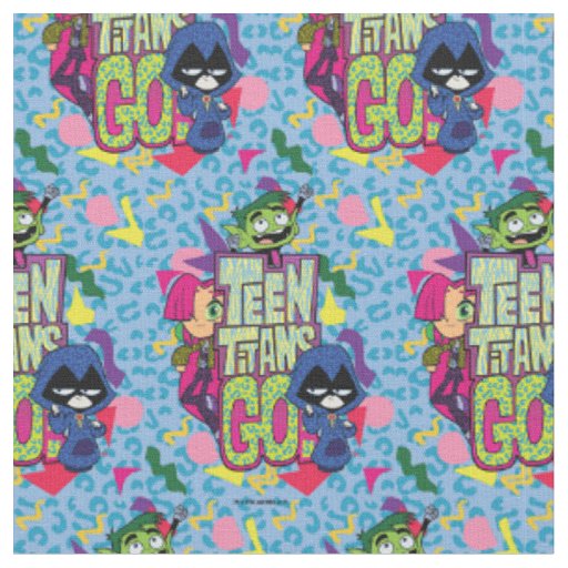 Teen Titans Go! | "Girls Girls" Animal Print Logo Fabric