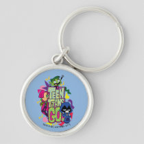 Teen Titans Go! | "Girls Girls" Animal Print Logo Keychain