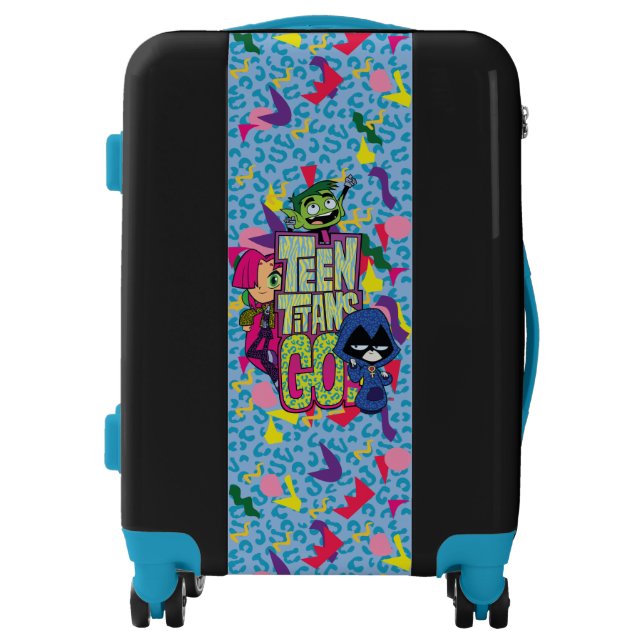Teen Titans Go! | "Girls Girls" Animal Print Logo Luggage (Front)