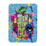 Teen Titans Go! | "Girls Girls" Animal Print Logo Magnet