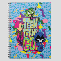 Teen Titans Go! | "Girls Girls" Animal Print Logo Notebook