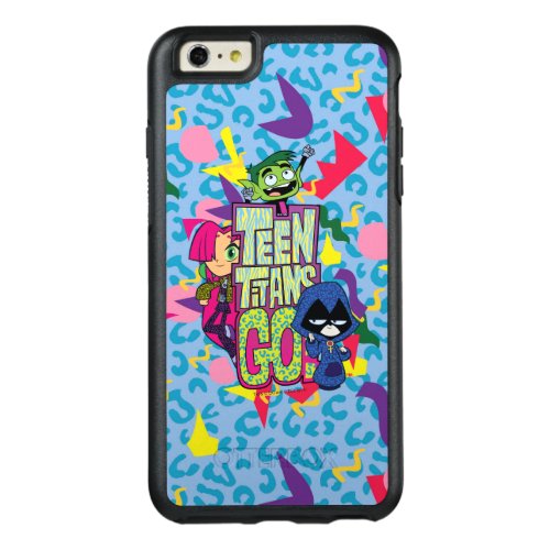 Teen Titans Go  Girls Girls Animal Print Logo OtterBox iPhone 66s Plus Case
