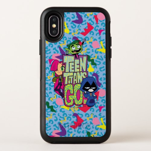 Teen Titans Go  Girls Girls Animal Print Logo OtterBox Symmetry iPhone X Case