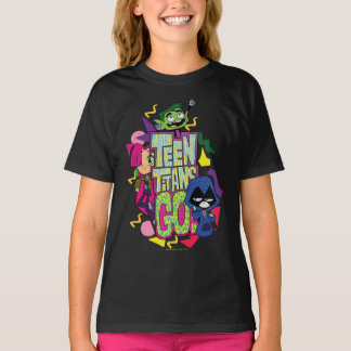 Teen Titans Go! | "Girls Girls" Animal Print Logo T-Shirt