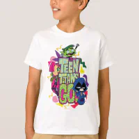 Teen Titans Go!, Girls Girls Animal Print Logo T-Shirt