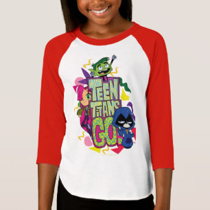 Teen Titans Go!   "Girls Girls" Animal Print Logo T-Shirt