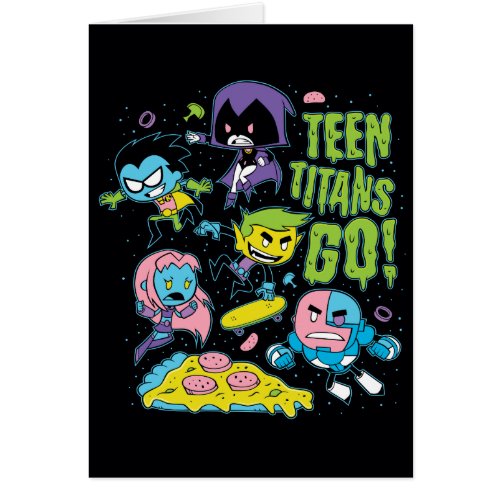 Teen Titans Go  Gnarly 90s Pizza Graphic