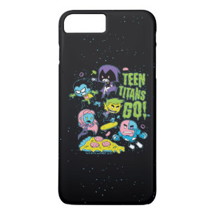 Teen Titans Go! Gnarly 90's Pizza Graphic iPhone 8 Plus/7 Plus Case