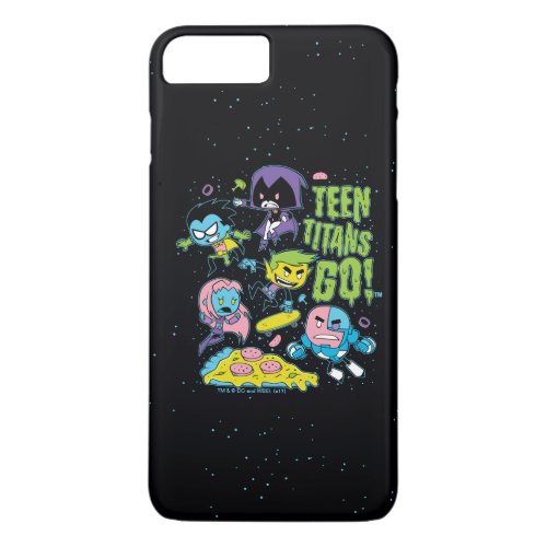 Teen Titans Go  Gnarly 90s Pizza Graphic iPhone 8 Plus7 Plus Case