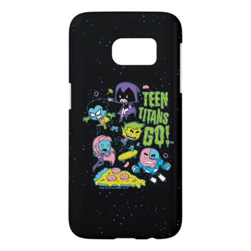 Teen Titans Go  Gnarly 90s Pizza Graphic Samsung Galaxy S7 Case
