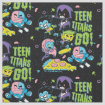 Teen Titans Go! | Gnarly 90's Pizza Graphic Fabric