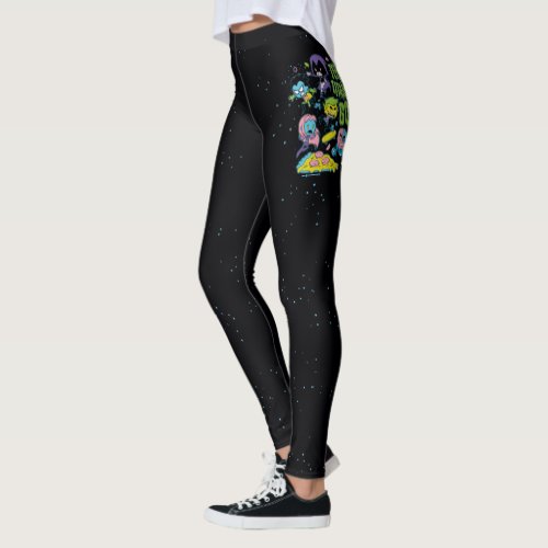 Teen Titans Go  Gnarly 90s Pizza Graphic Leggings