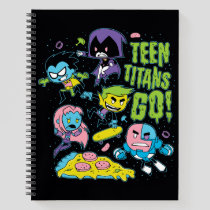 Teen Titans Go! | Gnarly 90's Pizza Graphic Notebook