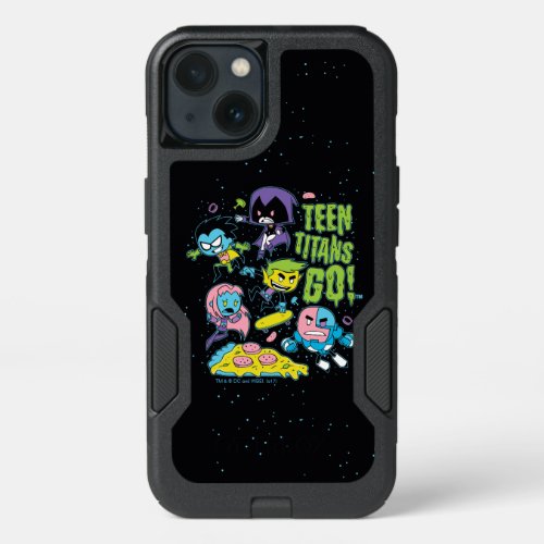 Teen Titans Go  Gnarly 90s Pizza Graphic iPhone 13 Case