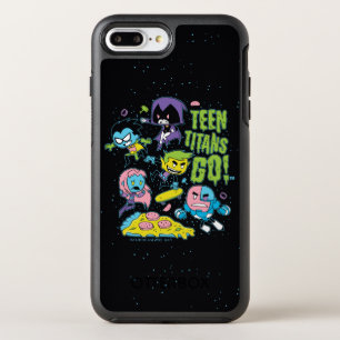 Teen Titans Go! Gnarly 90's Pizza Graphic OtterBox Symmetry iPhone 8 Plus/7 Plus Case