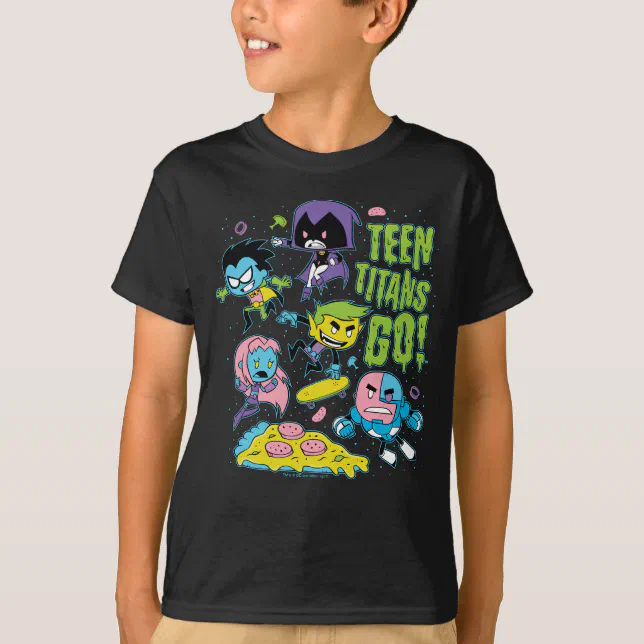 DC Comics Teen Titans Go! Youth Boys T-shirt-Small