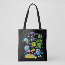 Teen Titans Go! | Gnarly 90's Pizza Graphic Tote Bag